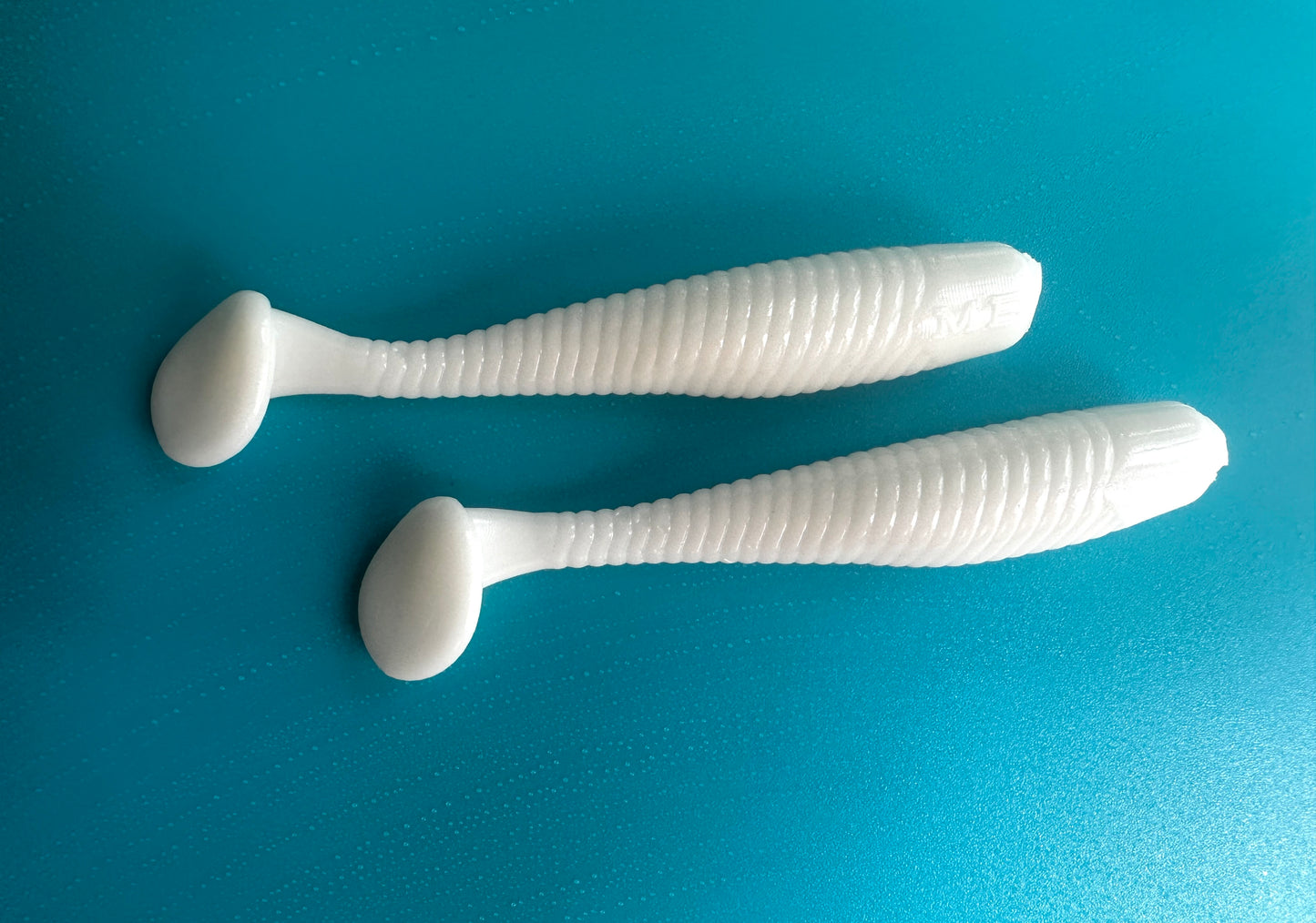 MEKENI'S Ivory White Swimbait 5ct Pack Please specify Style and Size when ordering