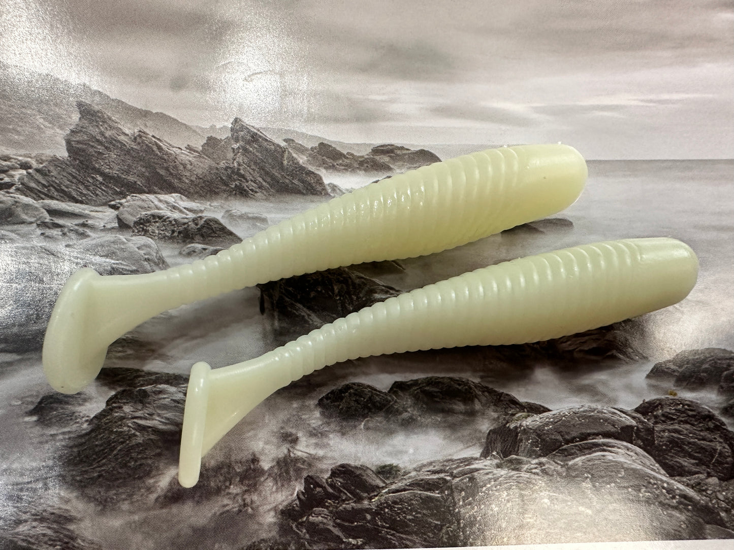 MEKENI'S SEXYBONE GLOW SWIMBAIT Various Sizes and styles Please specify when ordering.