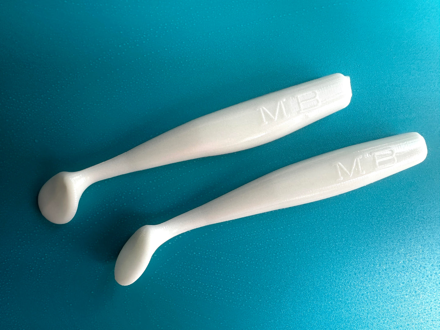 MEKENI'S Ivory White Swimbait 5ct Pack Please specify Style and Size when ordering