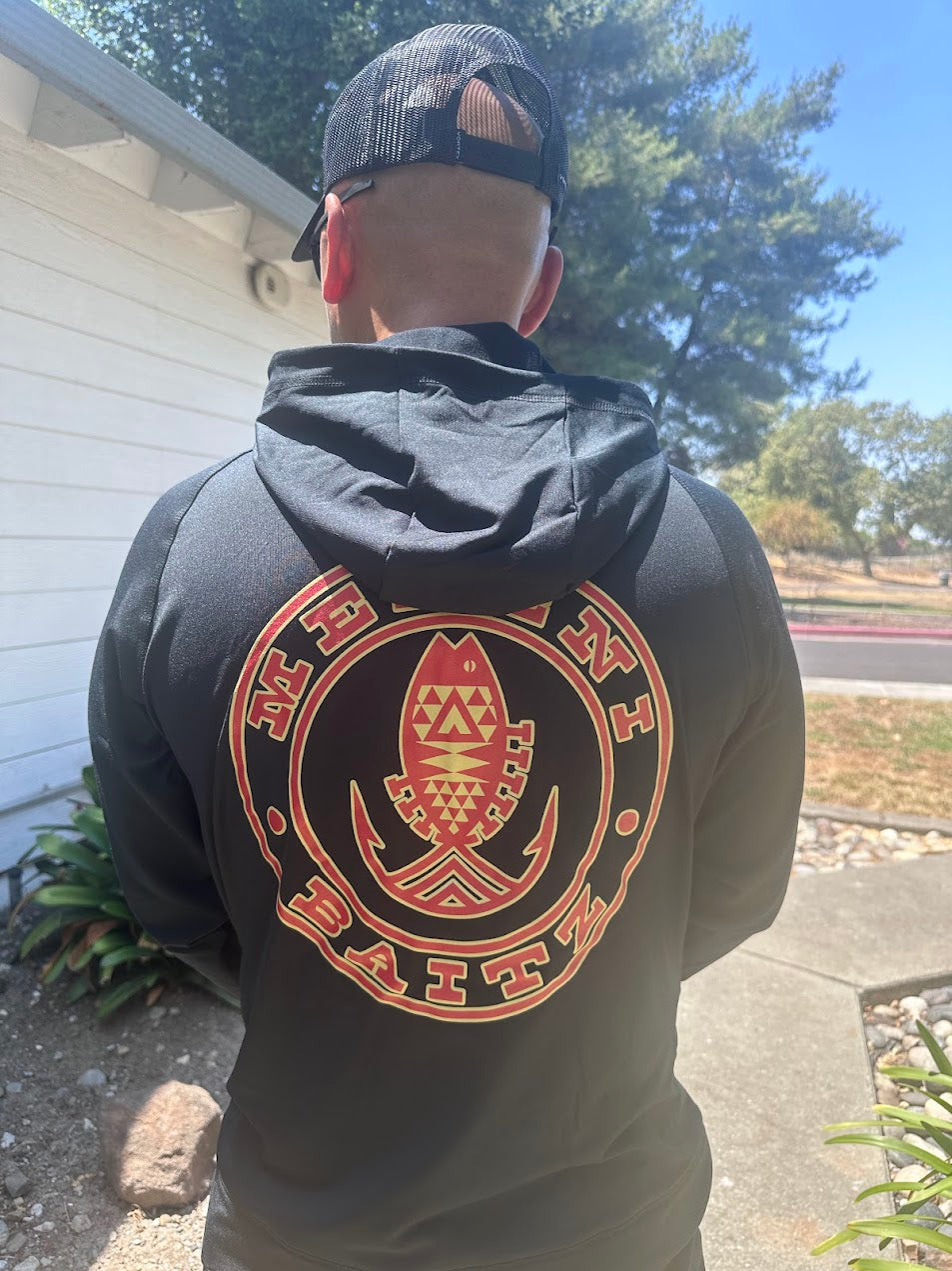 MEKENI BAITZ HOODIE SWEATER 2024 RELEASE! RED AND GOLD Logo Design $50.00