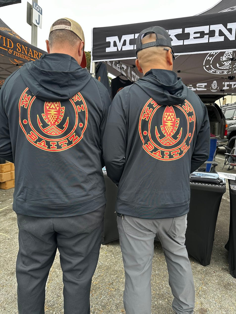 MEKENI BAITZ HOODIE SWEATER 2024 RELEASE! RED AND GOLD Logo Design $50.00
