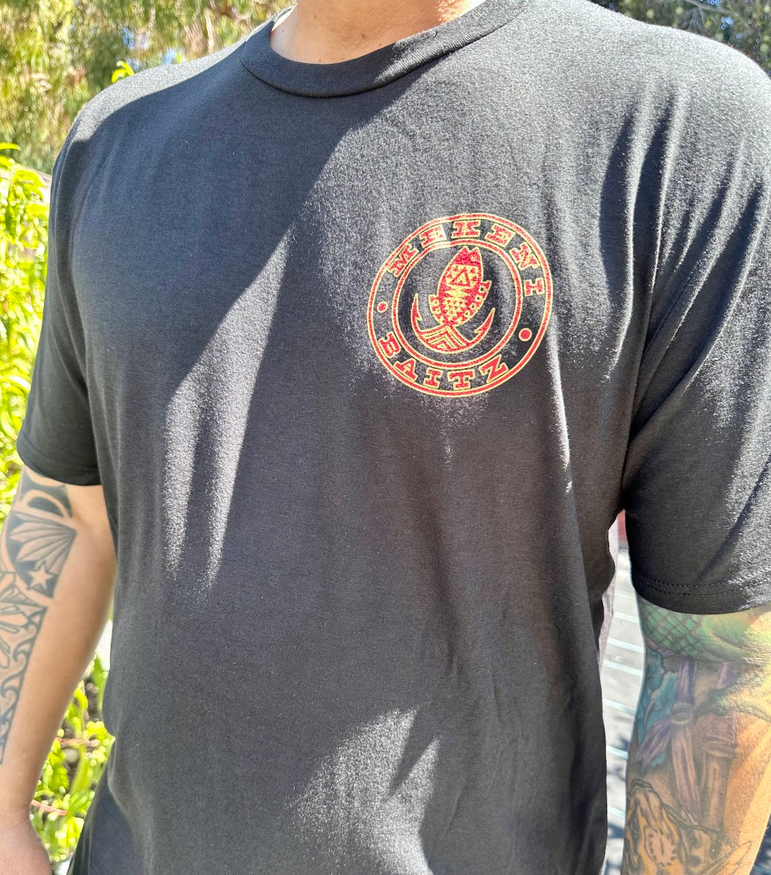 MEKENI'S 2024 MEN'S SHORT SLEEVE T-SHIRTS RED AND GOLD LOGO DESIGN! $19.99!!