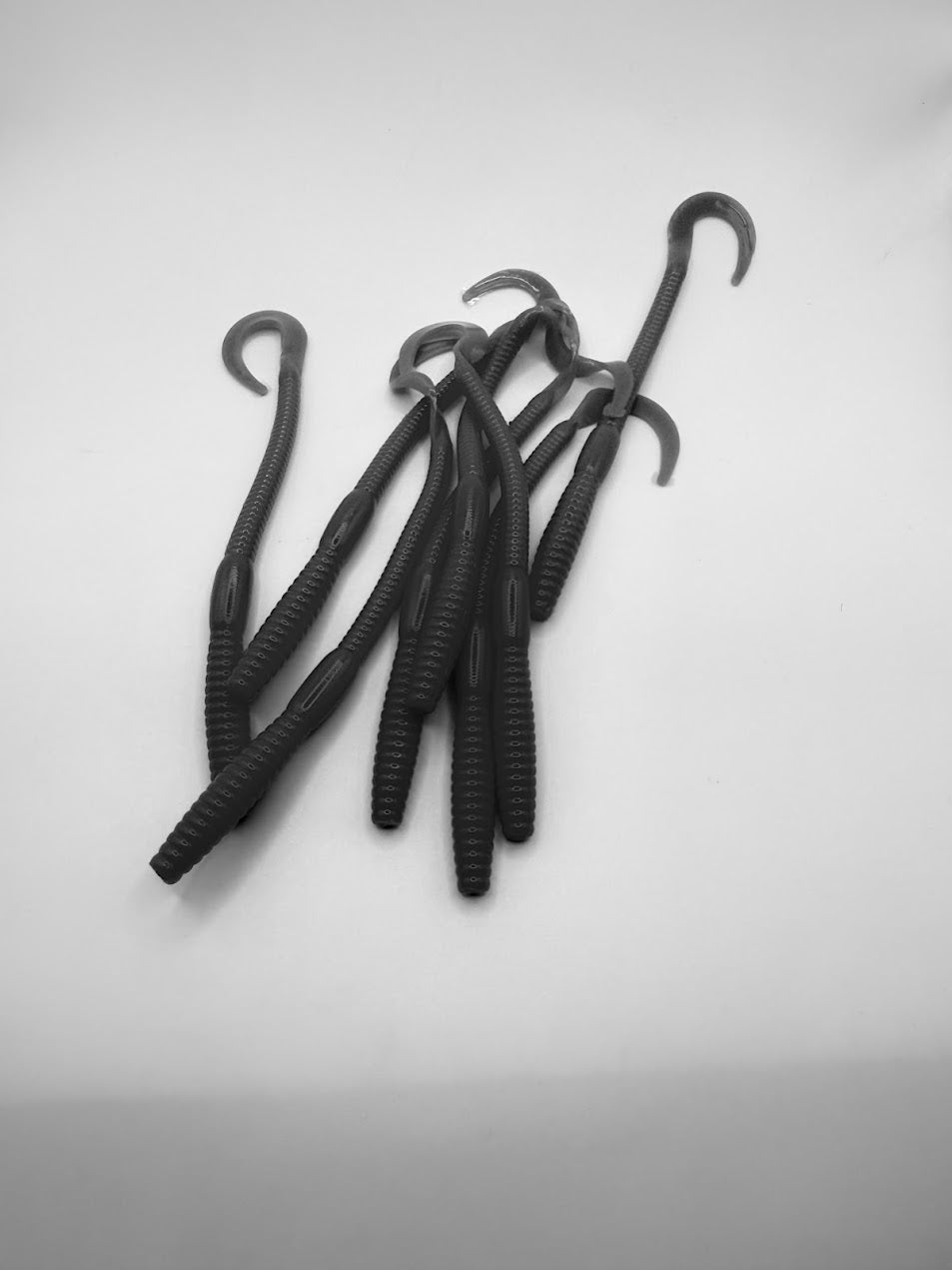 MEKENI'S STRIPER HALI WORM TAILS 10CT $5.99 Please Choose Options