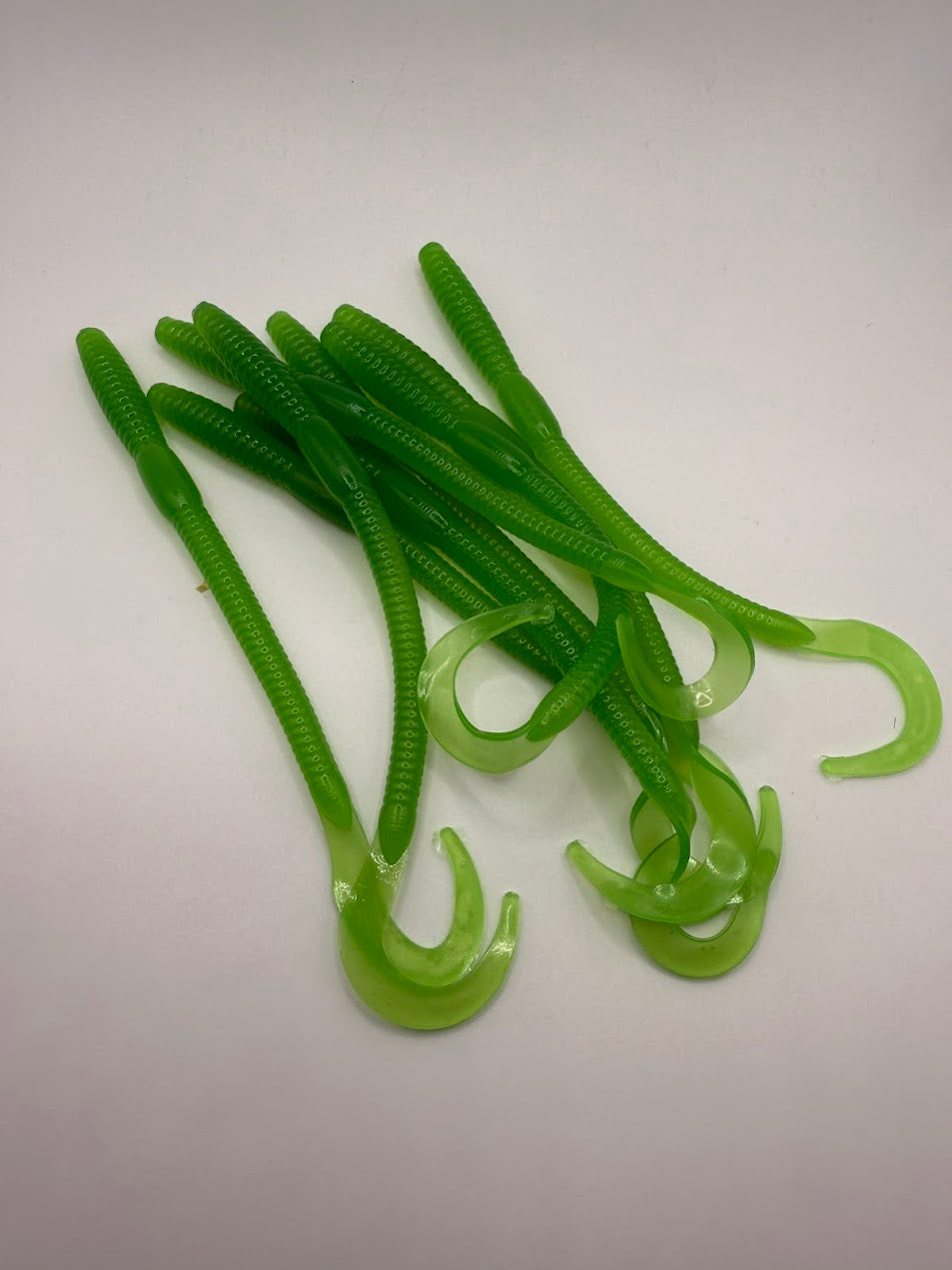 MEKENI'S STRIPER HALI WORM TAILS 10CT $5.99 Please Choose Options