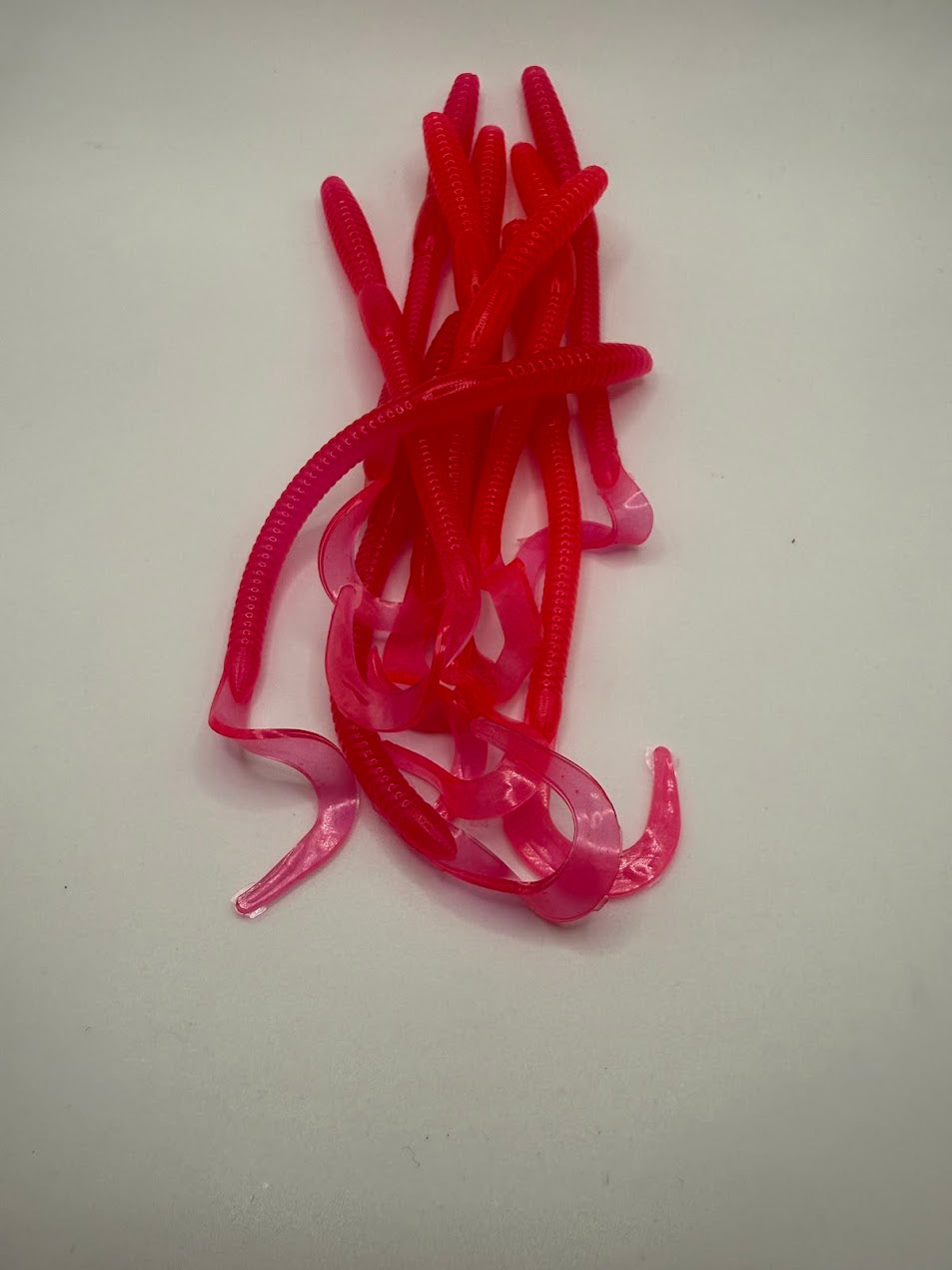 MEKENI'S STRIPER HALI WORM TAILS 10CT $5.99 Please Choose Options