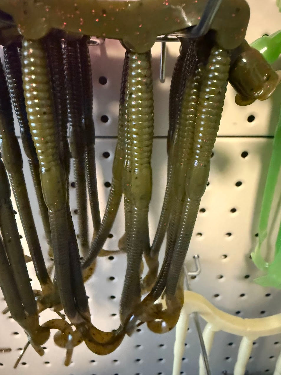 MEKENI'S STRIPER HALI WORM TAILS 10CT $5.99 Please Choose Options
