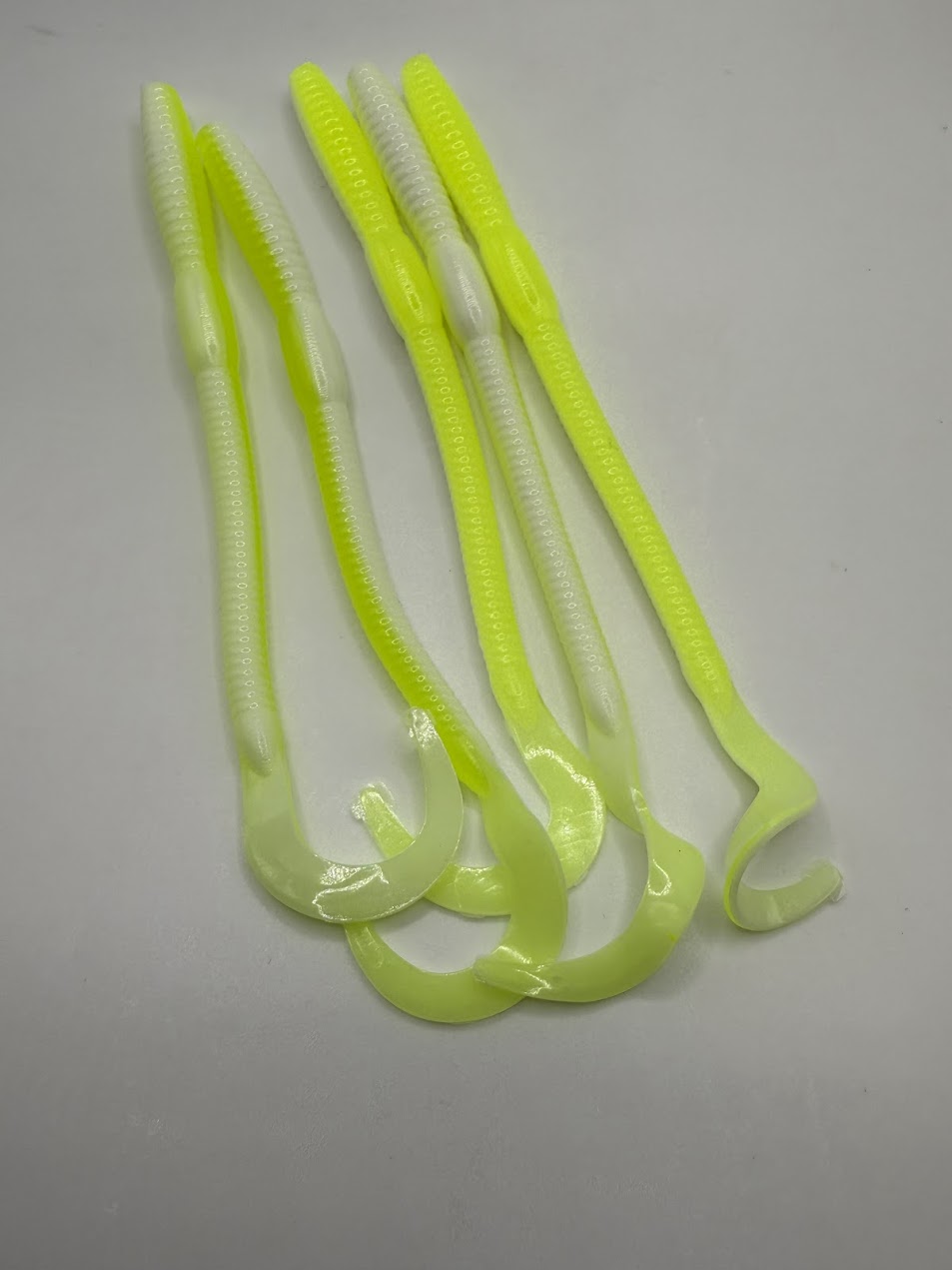 MEKENI'S STRIPER HALI WORM TAILS 10CT $5.99 Please Choose Options