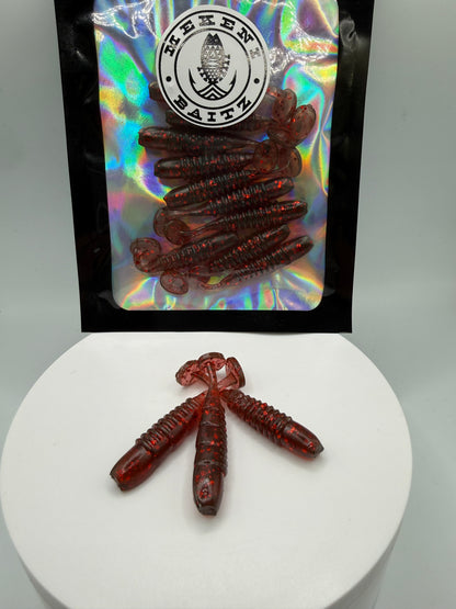 Mekeni's Shrimp Series 2" Custom PaddleTails