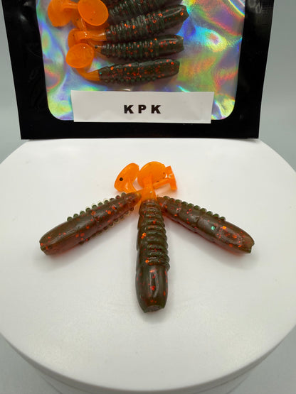 Mekeni's Shrimp Series 2" Custom PaddleTails