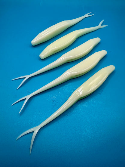 MEKENI'S  5.75" Flukes 5 pack Count Various colors