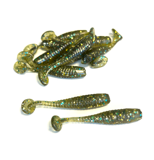 MEKENI'S GREEN GOBLIN 2" PADDLE TAIL 10CT pack (Copy)